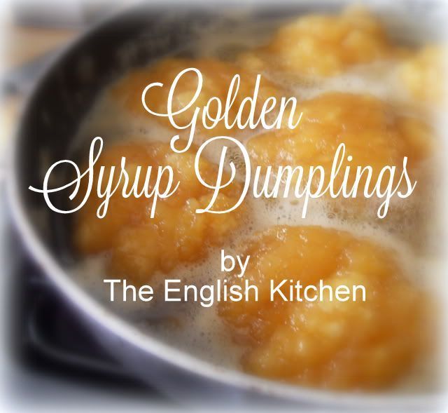 The English Kitchen Golden Syrup Dumplings with Custard